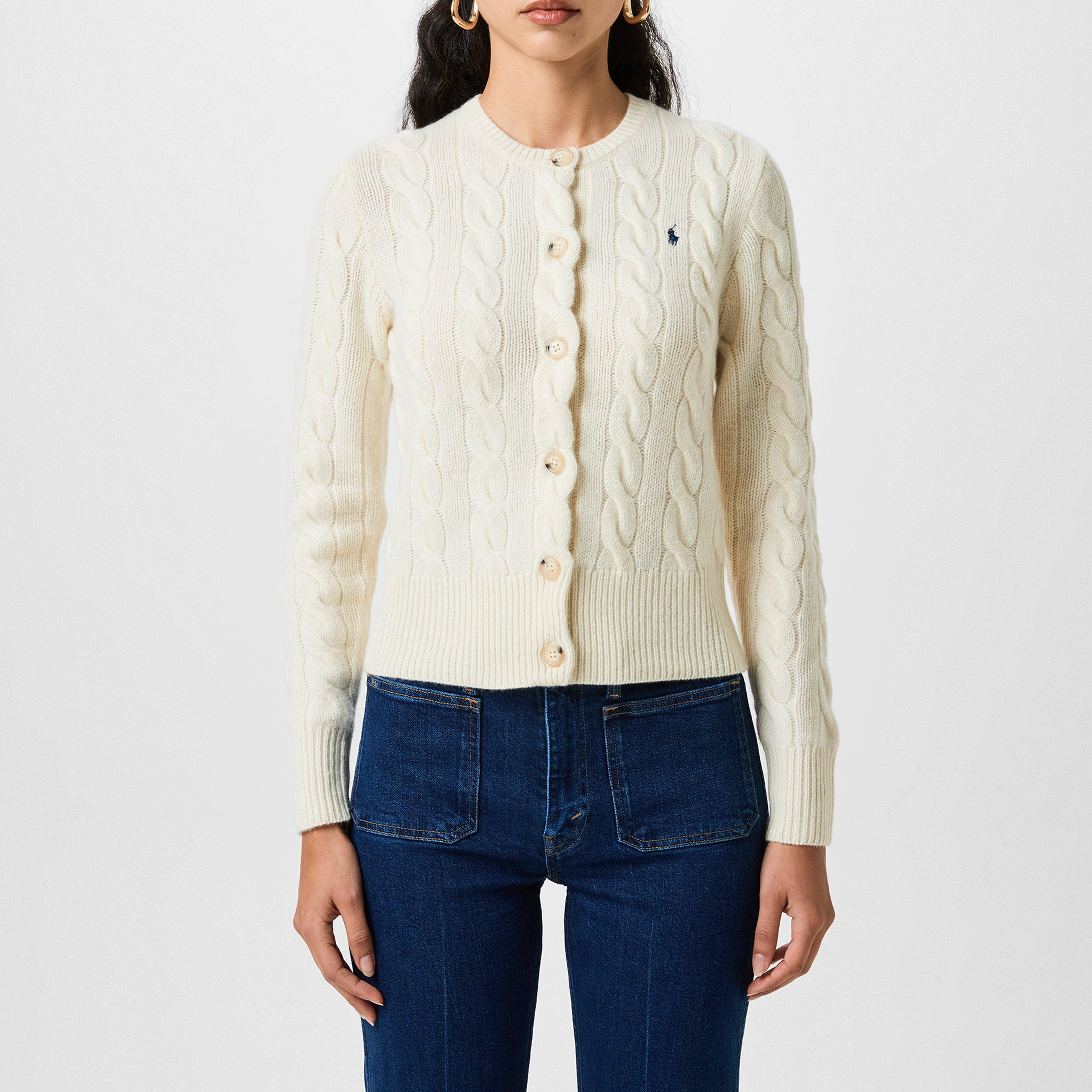 Polo Ralph Lauren Cable Knit Cardigan | House of Fraser UK