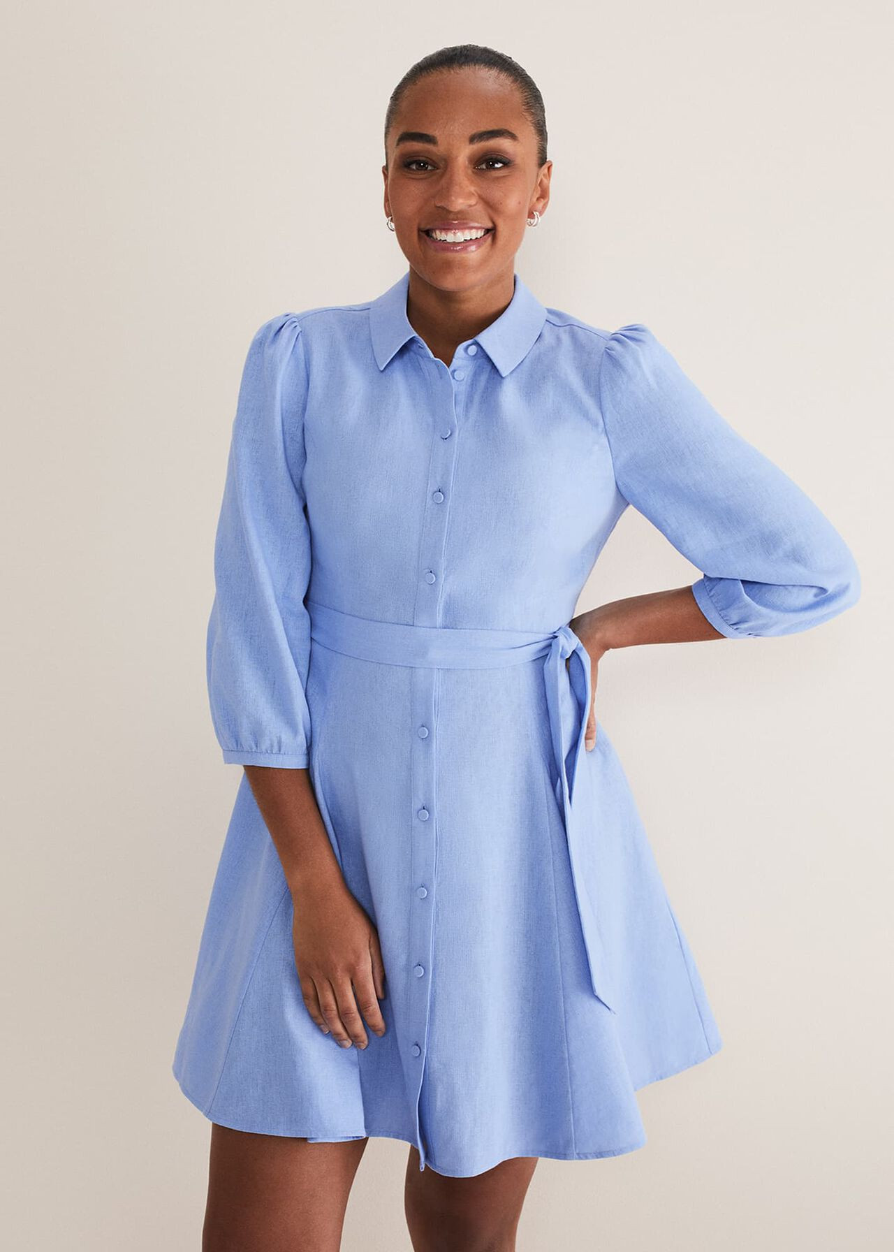 Lucie Linen Shirt Dress | Phase Eight (UK)