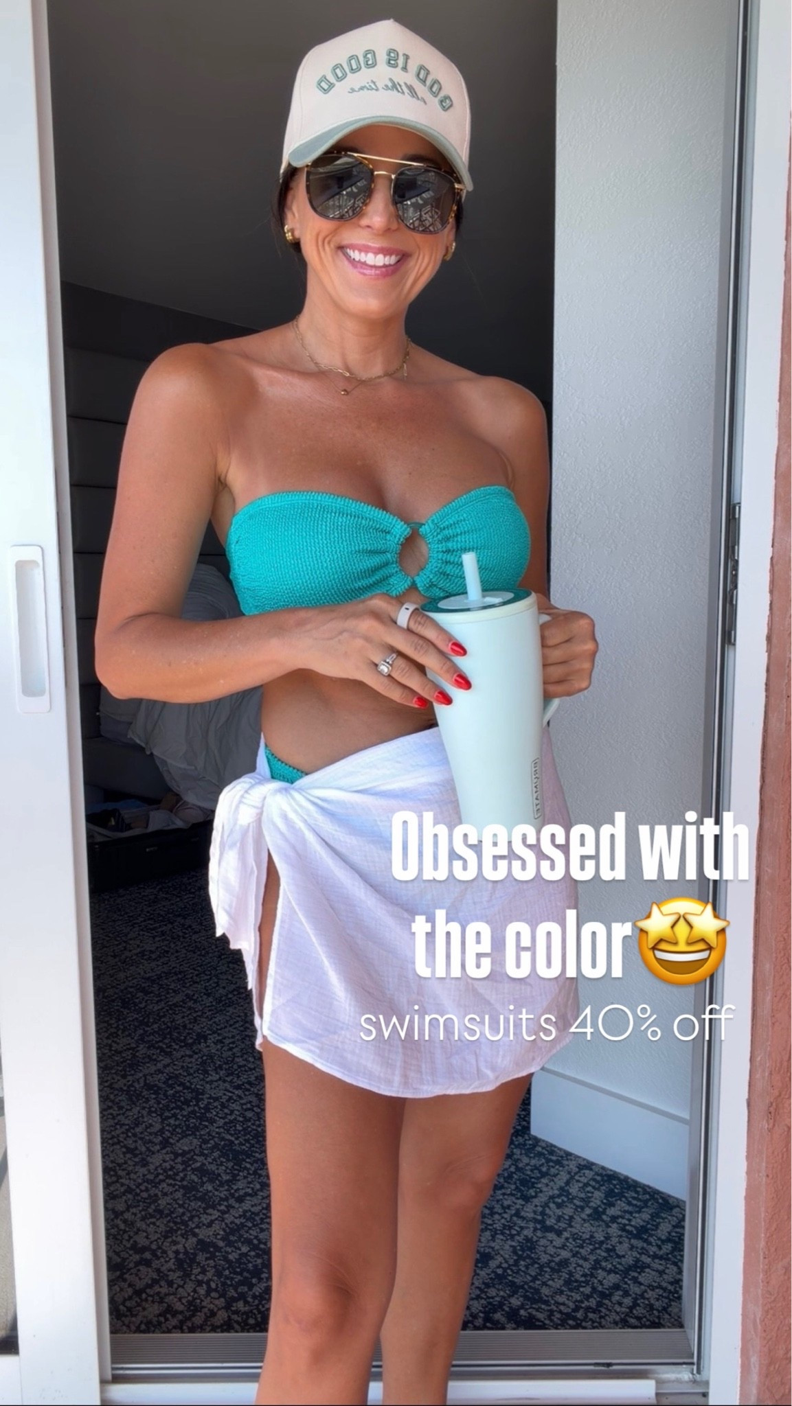 Target swim sale is SO good right now 💙🌊

I couldn’t get over this color! This swimsuit is so flattering, and it’s 40% off during the Target sale. Definitely one of my favorite swimsuits I’ve tried this summer!

#Target #TargetStyle #TargetFinds #TargetDeals #TargetCircle #Swimsuit #SwimStyle #BeachStyle #VacationStyle #SummerStyle #AffordableFashion #LTKStyle #LTKFinds #PoolDay #SummerOutfit