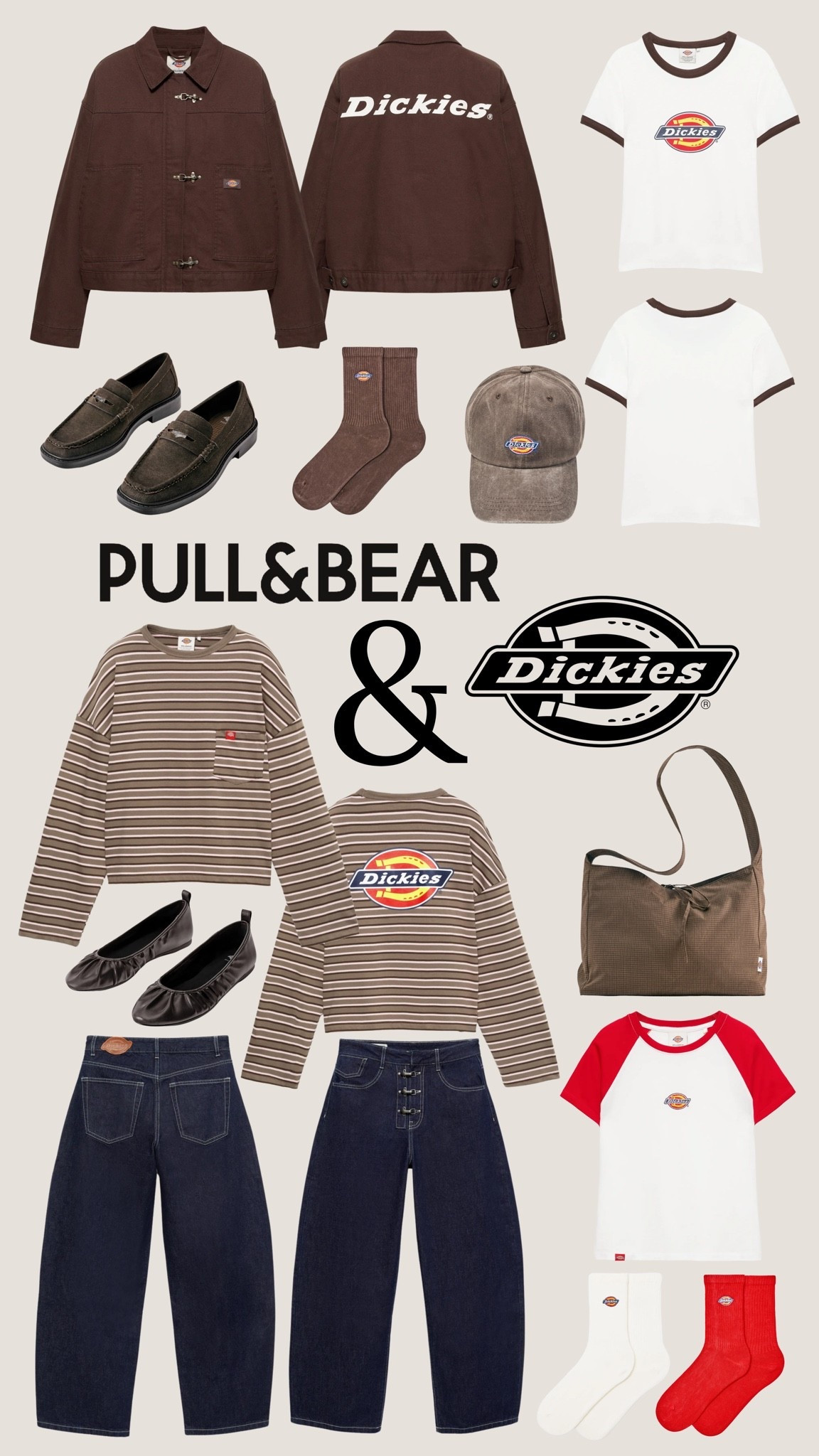 Pull&Bear X Dickies ✨ new -in collection 😍 I’m loving the blue jeans and the striped longsleeve!  Also the shoes and accessories are so cool!👏🏻
@pullandbear #pull&bearcommunity

#LTKFashionMonth #LTKautumn #LTKstyletip