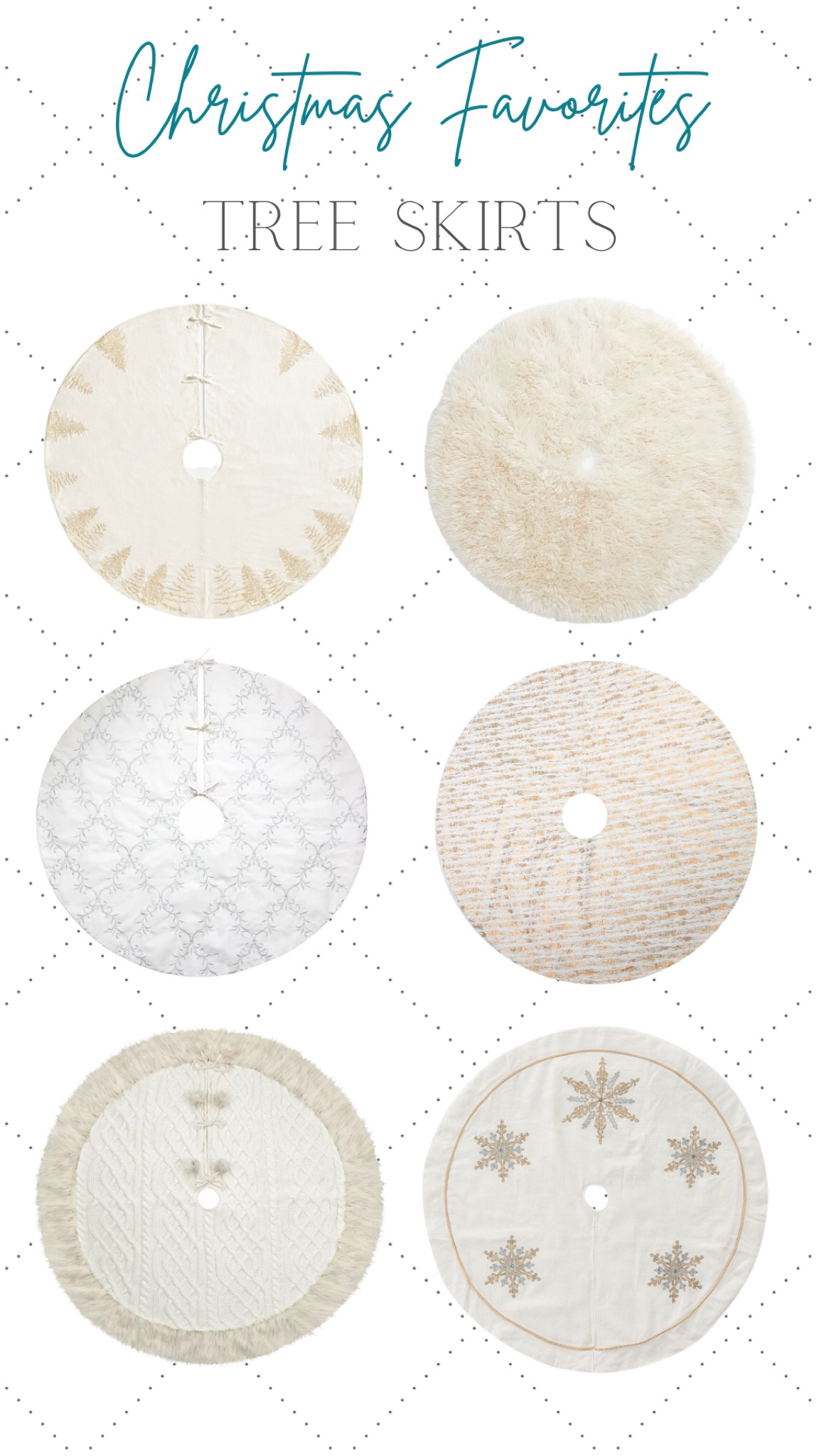 Christmas tree skirts 

#LTKhome #LTKSeasonal #LTKHoliday