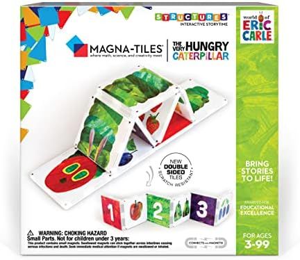 The Very Hungry Caterpillar,The World of Eric Carle Magna-Tiles Set, Ages 3+, 16 Pieces by Create... | Amazon (US)