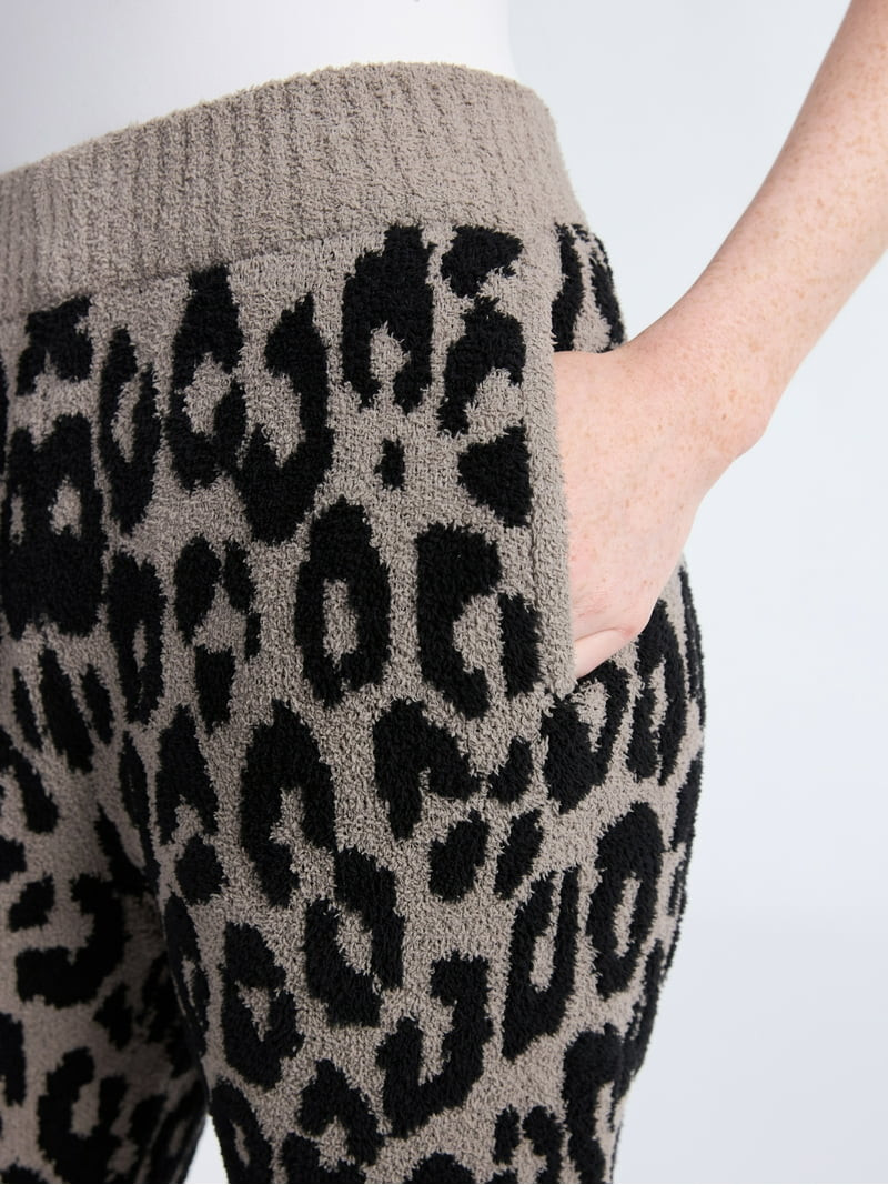 Joyspun Women's Sleepwear Cozy Knit Joggers, 29'' Inseam, Sizes XS-3X | Walmart (US)