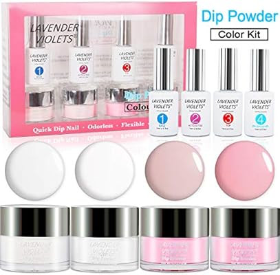 Dip Powder Nail Kit Acrylic Powder French Nail 760 | Amazon (US)