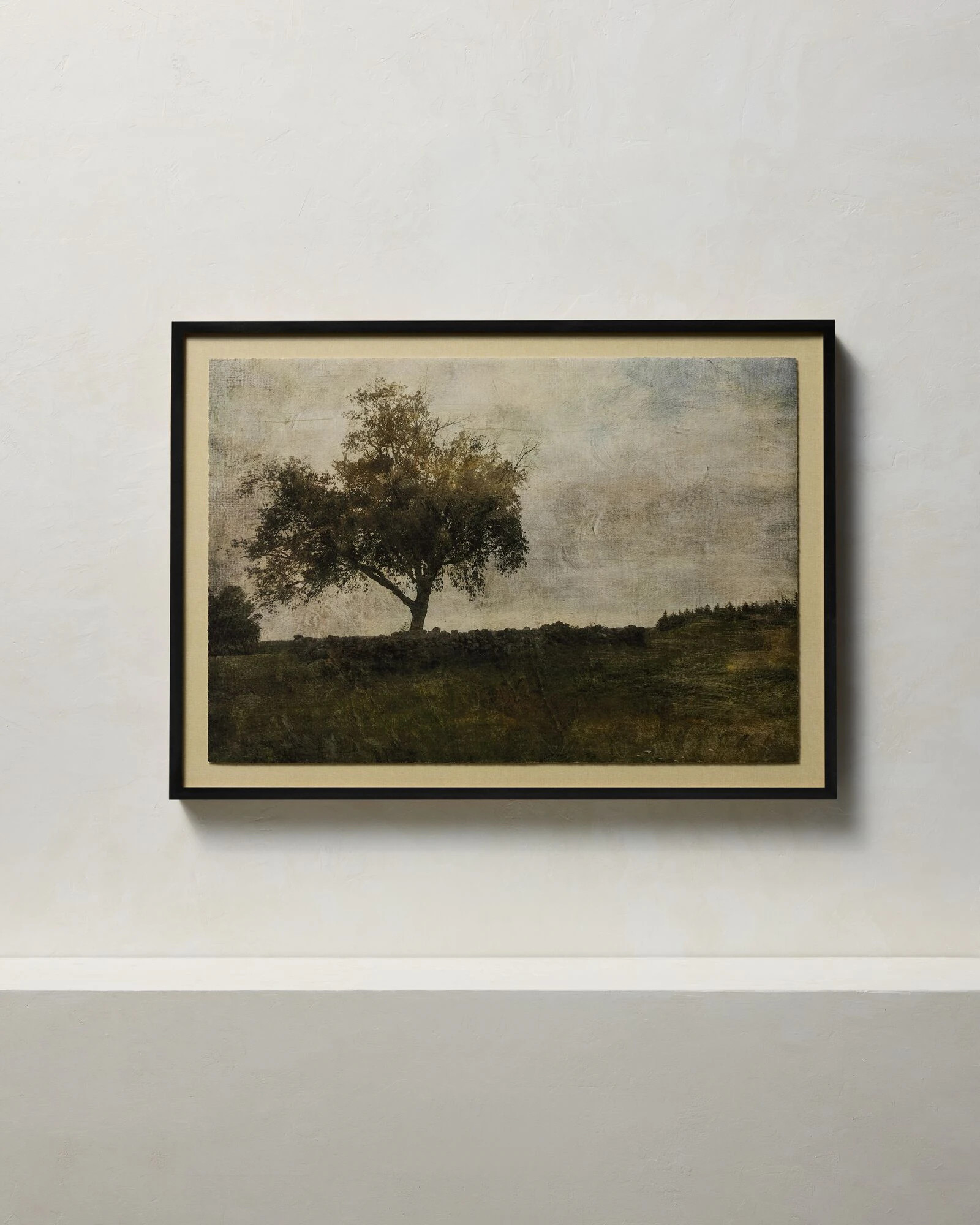 Atop the Hill by Joon Loloi - Black Maple 40" x 30" | Joon Loloi