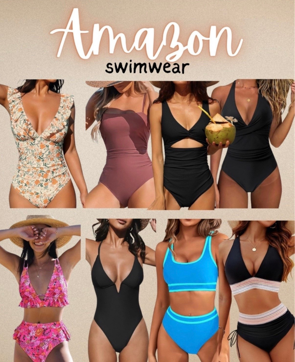 Swimwear from Amazon
Amazon swim, women’s swimwear, bikini, bathing suit, amazon swimsuit, beach, pool, travel, summer, resort wear, swimsuits 2026, swim skirt, amazon summer 
#swim #swimsuit #amazonswim 


#LTKPetite #LTKSwim #LTKTravel