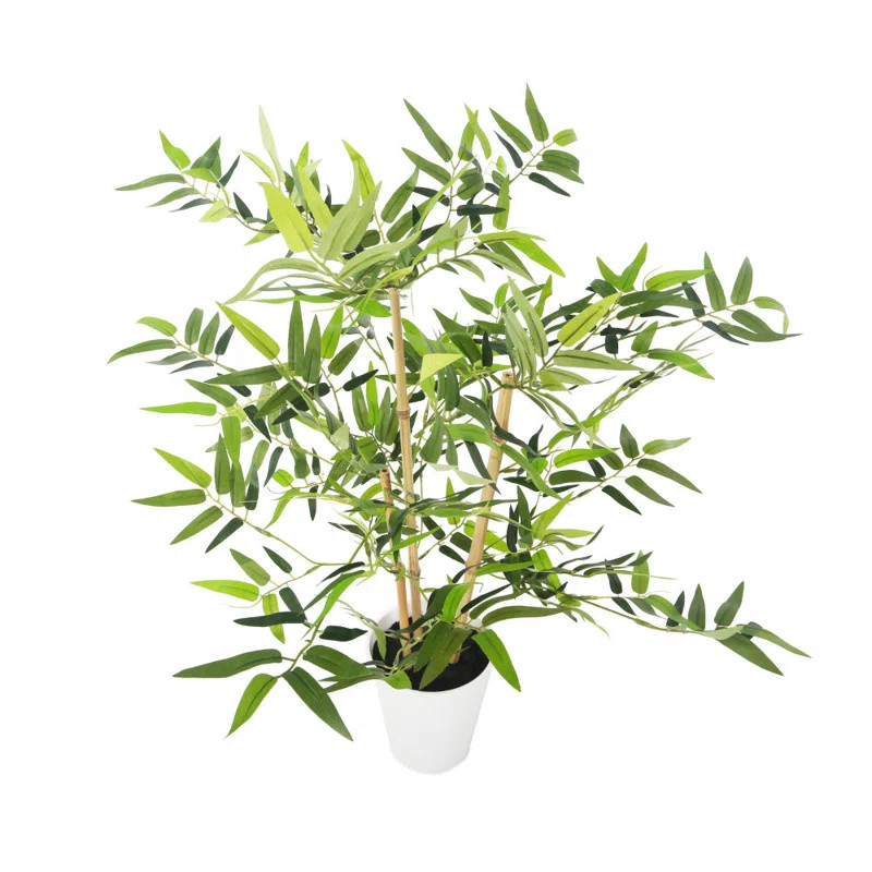 Artificial Floor Bamboo Tree in Pot | Wayfair Professional
