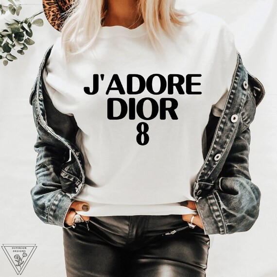 J'adore Number 8 Fashion Graphic Tee Fashion Lover | Etsy | Etsy (US)
