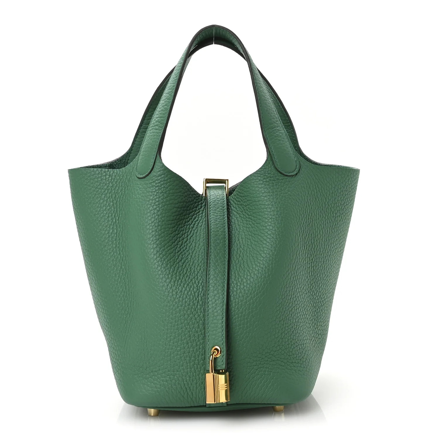 Hermes Taurillon Clemence Picotin Lock 18 PM Vert Jade 1743126 | FASHIONPHILE (US)