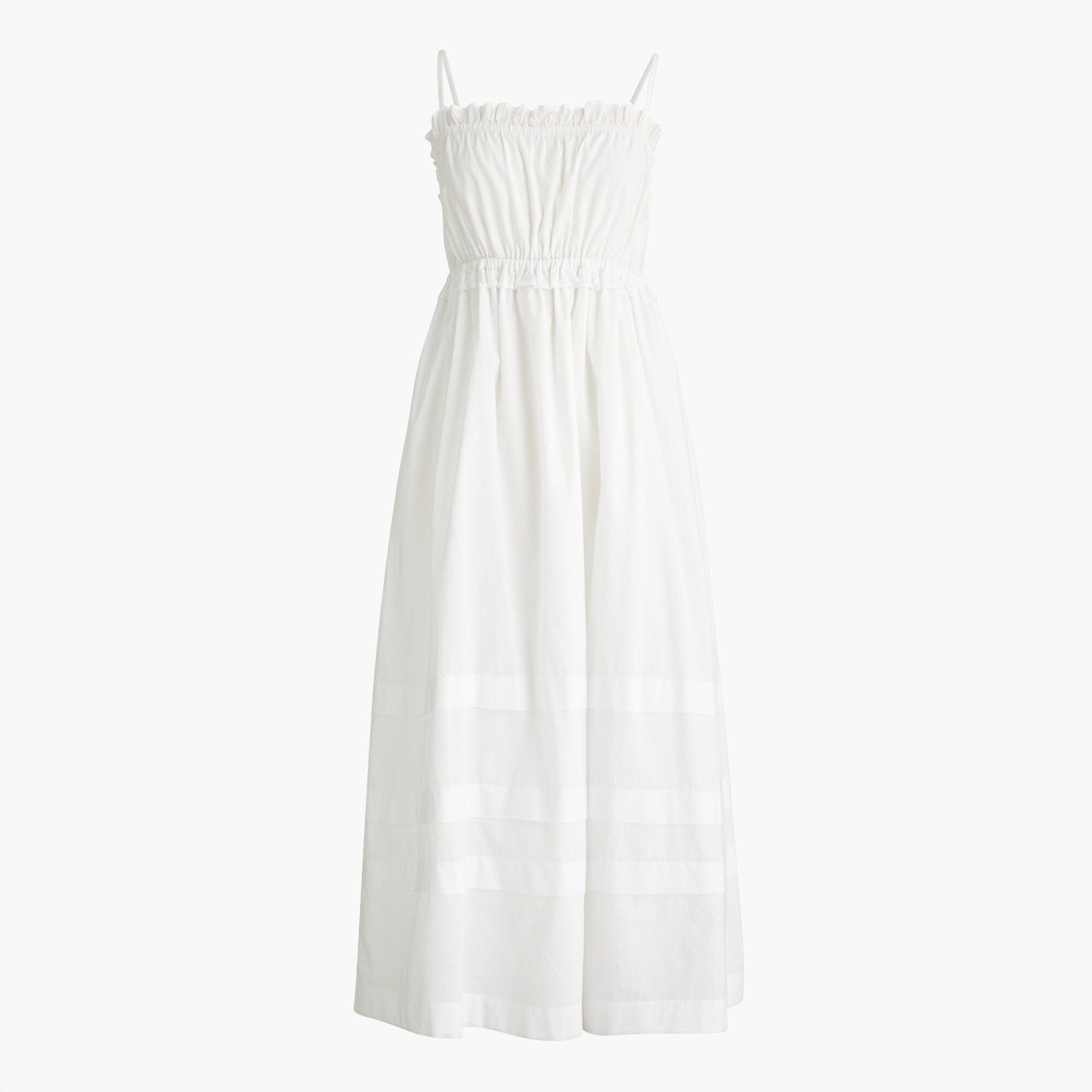 Squareneck ruffle maxi dress | J.Crew Factory