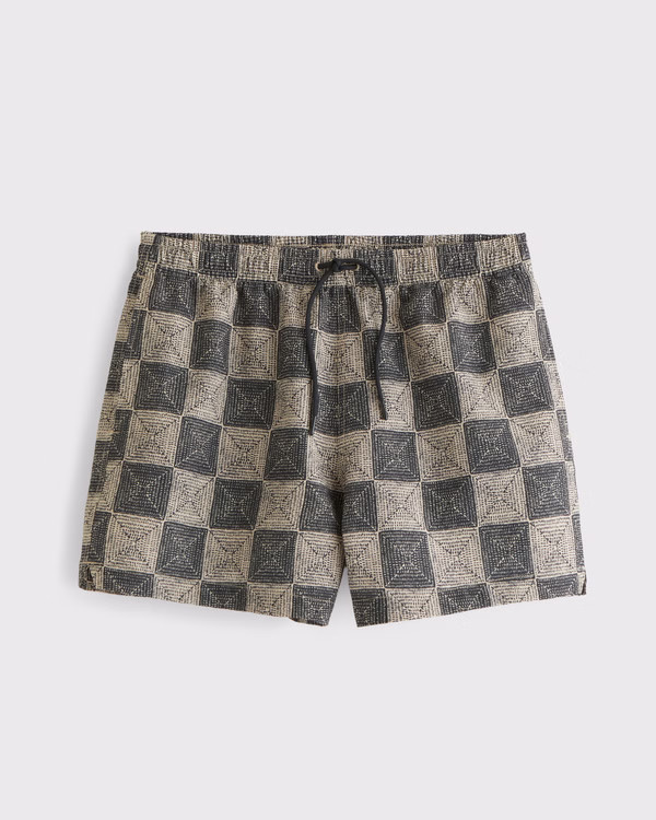 Pull-On Seersucker Swim Trunk | Abercrombie & Fitch (US)