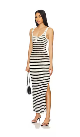 Seine Dress in Black & Cream | Revolve Clothing (Global)