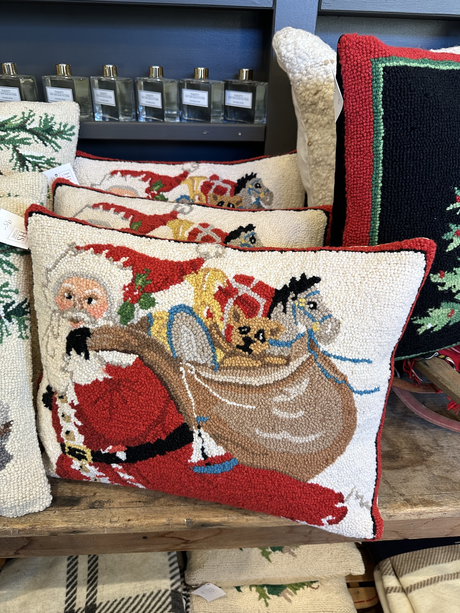 Loving the needlepoint holiday pillow options! 
#needlepoint #throwpillow #santadecor #holidaydecor

#LTKHoliday #LTKHome #LTKFindsUnder100