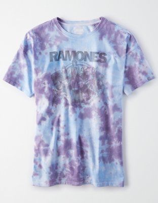 Tailgate Women's Ramones Oversized Tie-Dye T-Shirt | American Eagle Outfitters (US & CA)