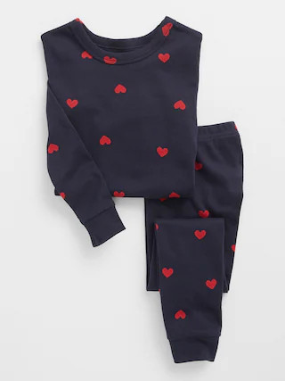 babyGap 100% Organic Cotton Valentine PJ Set | Gap Factory