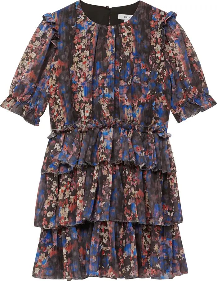 Kids' Henrietta Floral Tiered Chiffon Dress | Nordstrom