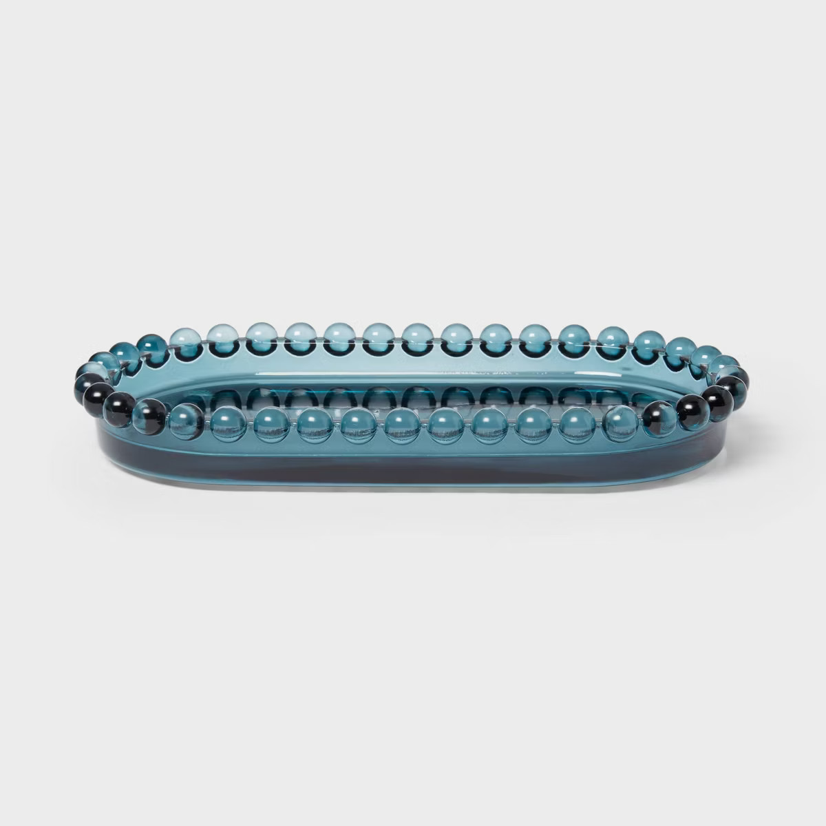Textured Glass Tray Blue - Threshold™ | Target