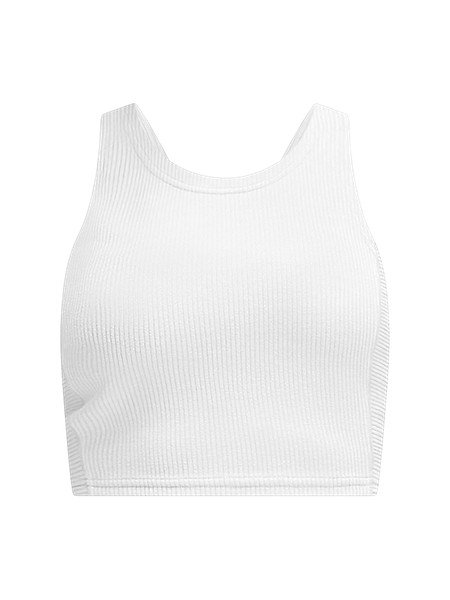 Ribbed Softstreme Cropped Tank Top | Women's Sleeveless & Tank Tops | lululemon | lululemon (CA)