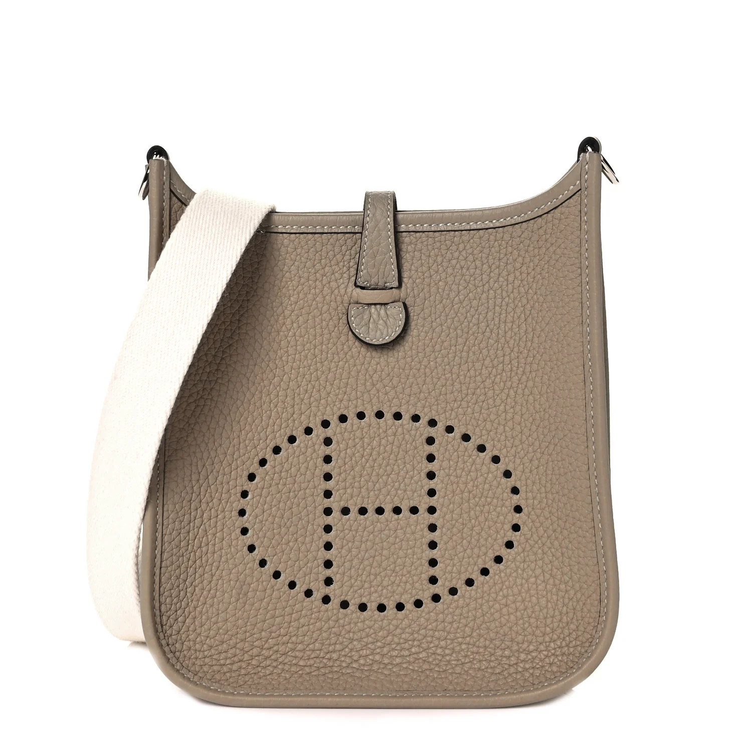 HERMES Taurillon Clemence Amazone Evelyne TPM Trench Craie | FASHIONPHILE | Fashionphile