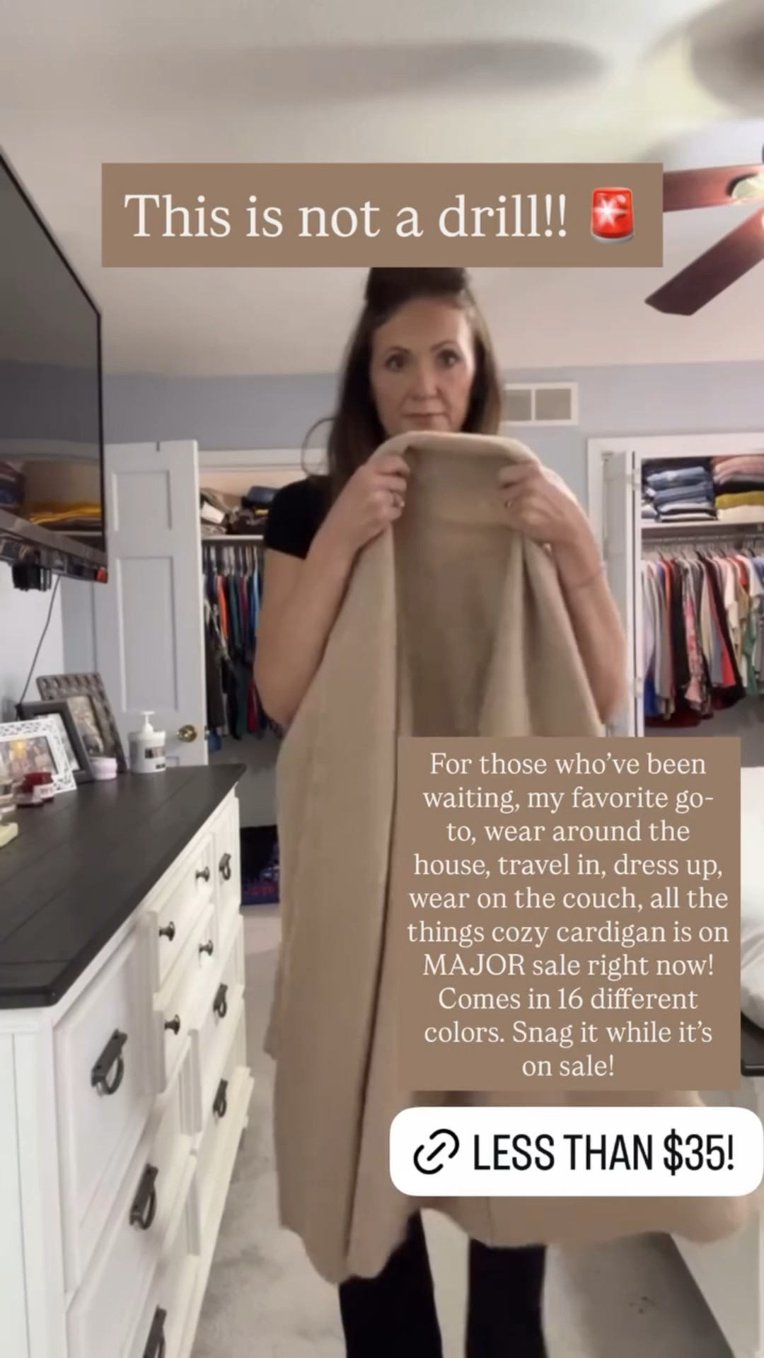 This is not a drill!! 🚨 For those who’ve been waiting, my favorite go-to, wear around the house, travel in, dress up, wear on the couch, all the things cozy cardigan is on MAJOR sale right now! Comes in 16 different colors. Snag it while it’s on sale!

#LTKSaleAlert #LTKFindsUnder50 #LTKOver40
