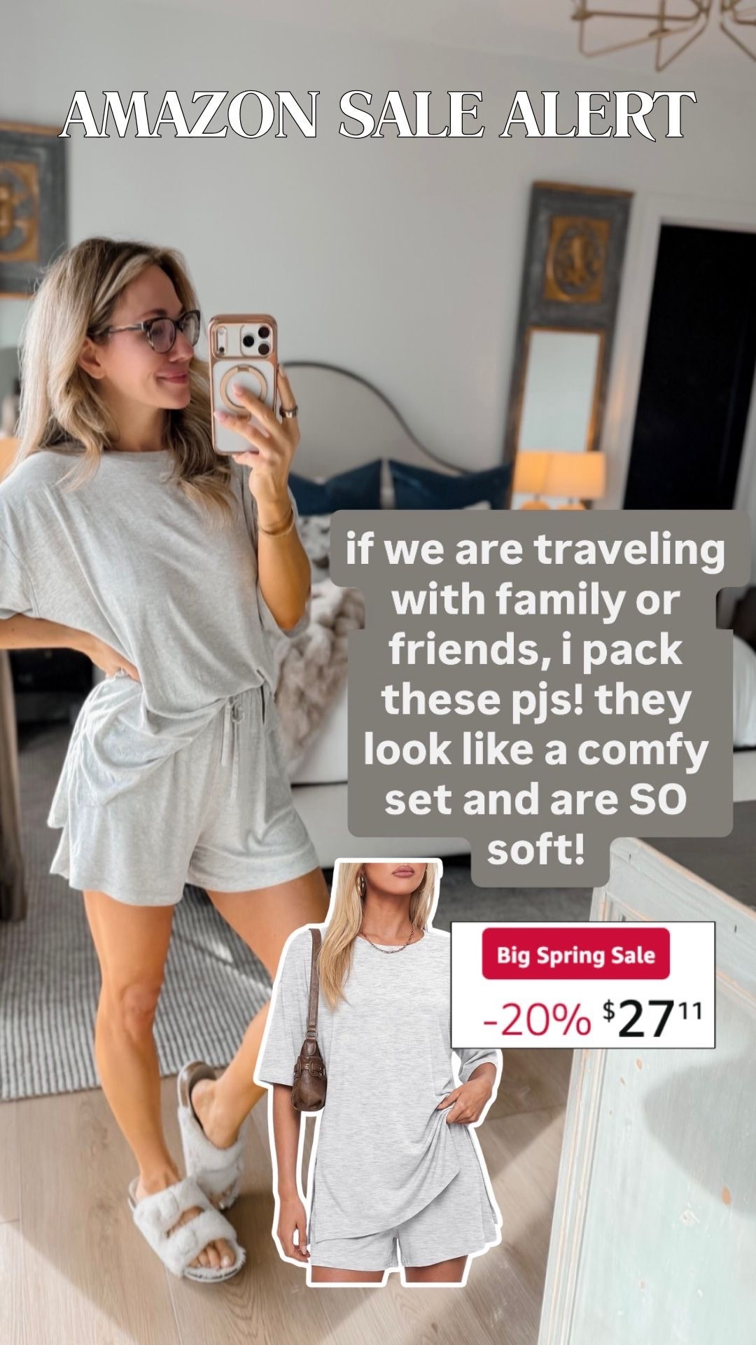 LAST DAY OF THE SALE 🚨 I love this pajama set for everyday but especially to throw in a suitcase for travel. It’s 20% off today and the SOFTEST material

#LTKPetite #LTKSaleAlert