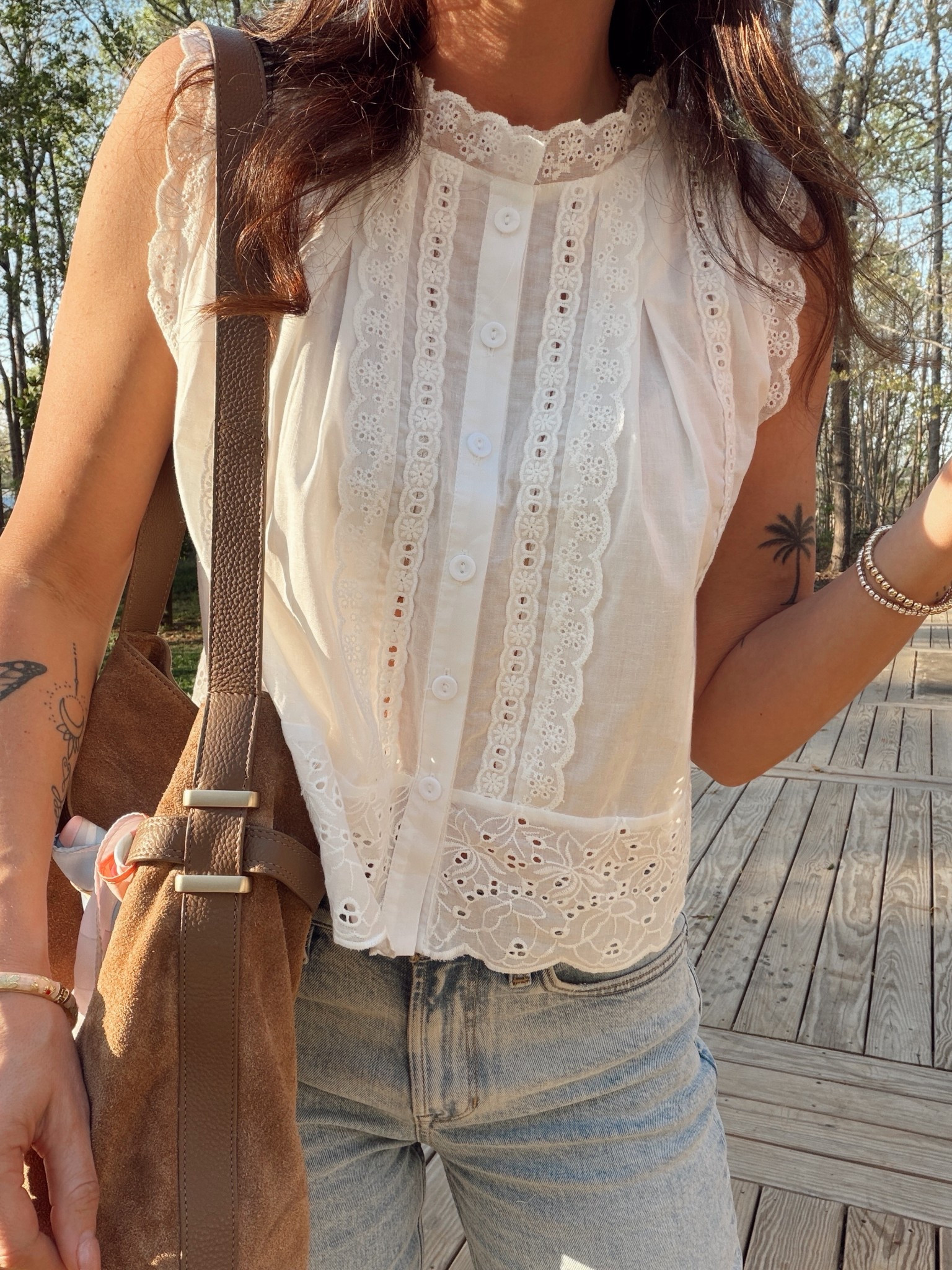 Wearing the small top 

#LTKgrwm