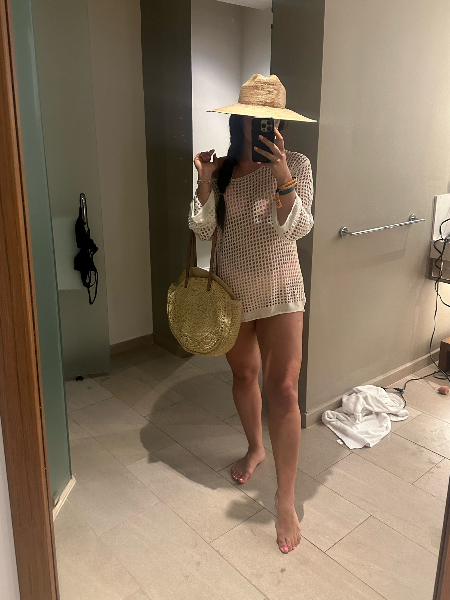 Vacation outfit. Beach hat. Beach outfit. Beach coverup. Lack of color hat. Revolve. Crochet. Amazon find. Skatie bikini 

#LTKunder100 #LTKtravel #LTKSeasonal