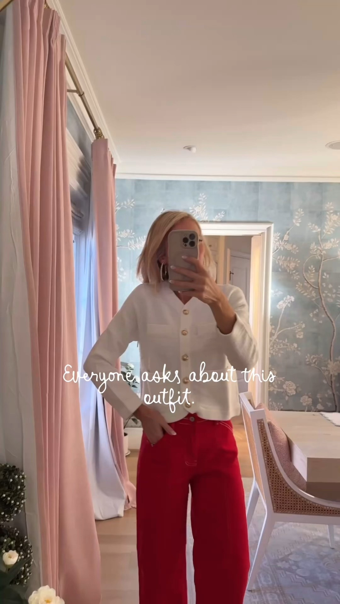 Classic but make it interesting … crisp whites, bold red, and the kind of outfit that instantly makes you feel put together. 

#LTKBeauty #LTKOver40 #LTKFindsUnder50