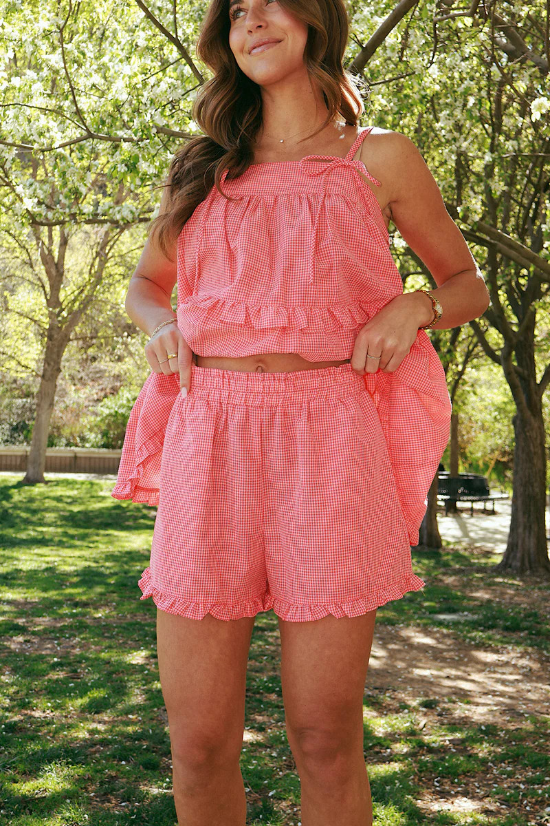 Strawberry Shortcake Gingham Shorts | Henly