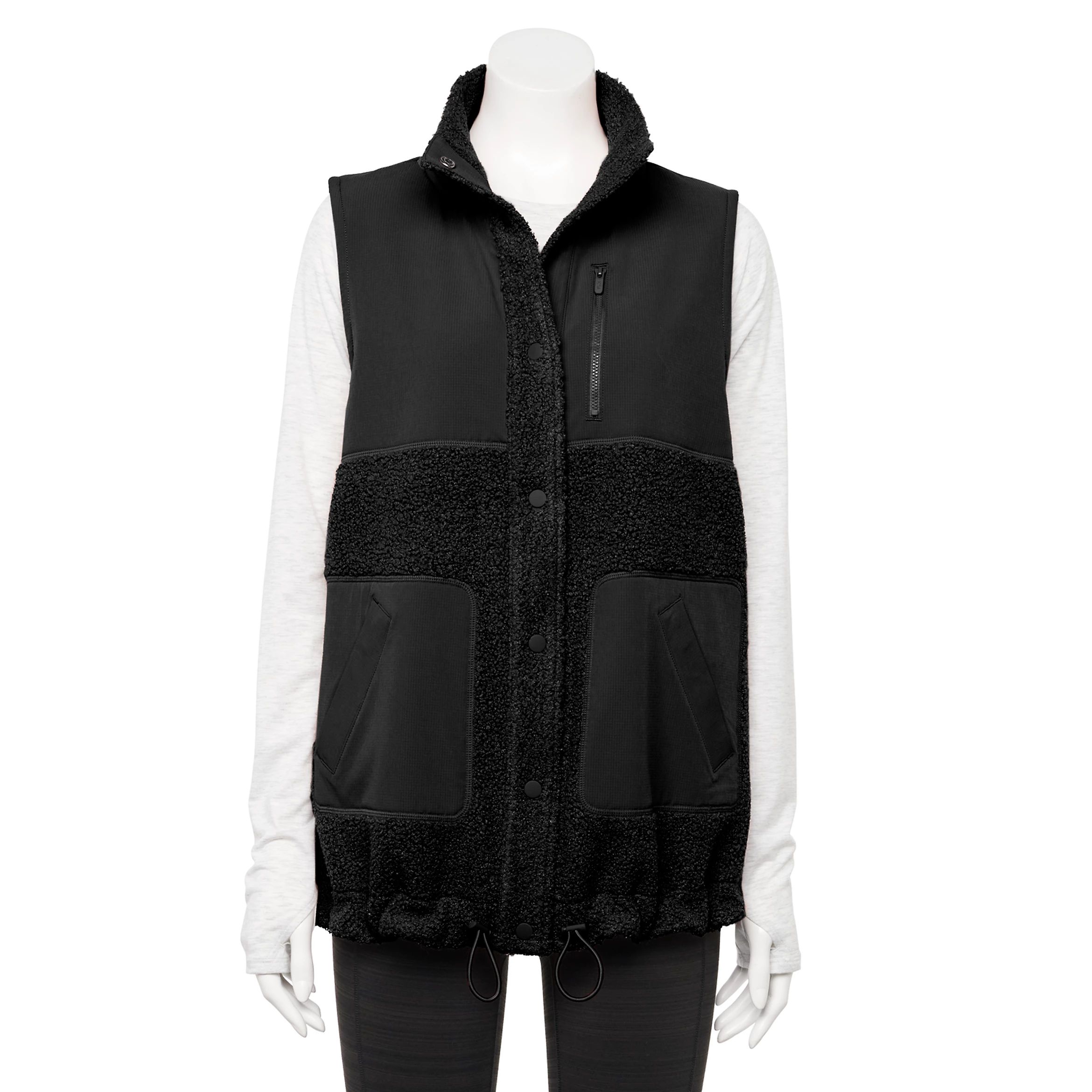 Women's FLX Boucle Mixed-Media Vest | Kohl's