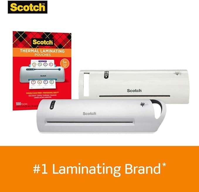 Scotch Thermal Laminator, Extra Wide 13 Inch Input, Ideal for Teachers, Small Offices, or Home (T... | Amazon (US)