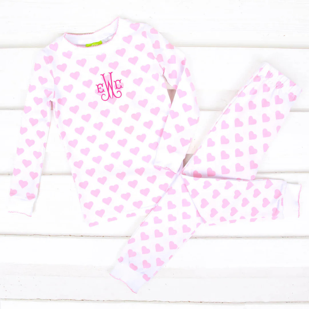 Darling Hearts Pajamas | Classic Whimsy