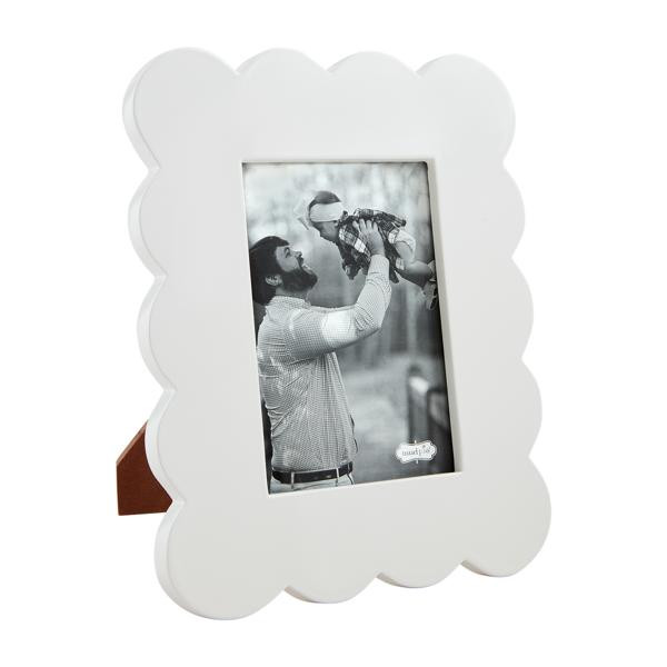 Large Scalloped Lacquer Frames | Mud Pie