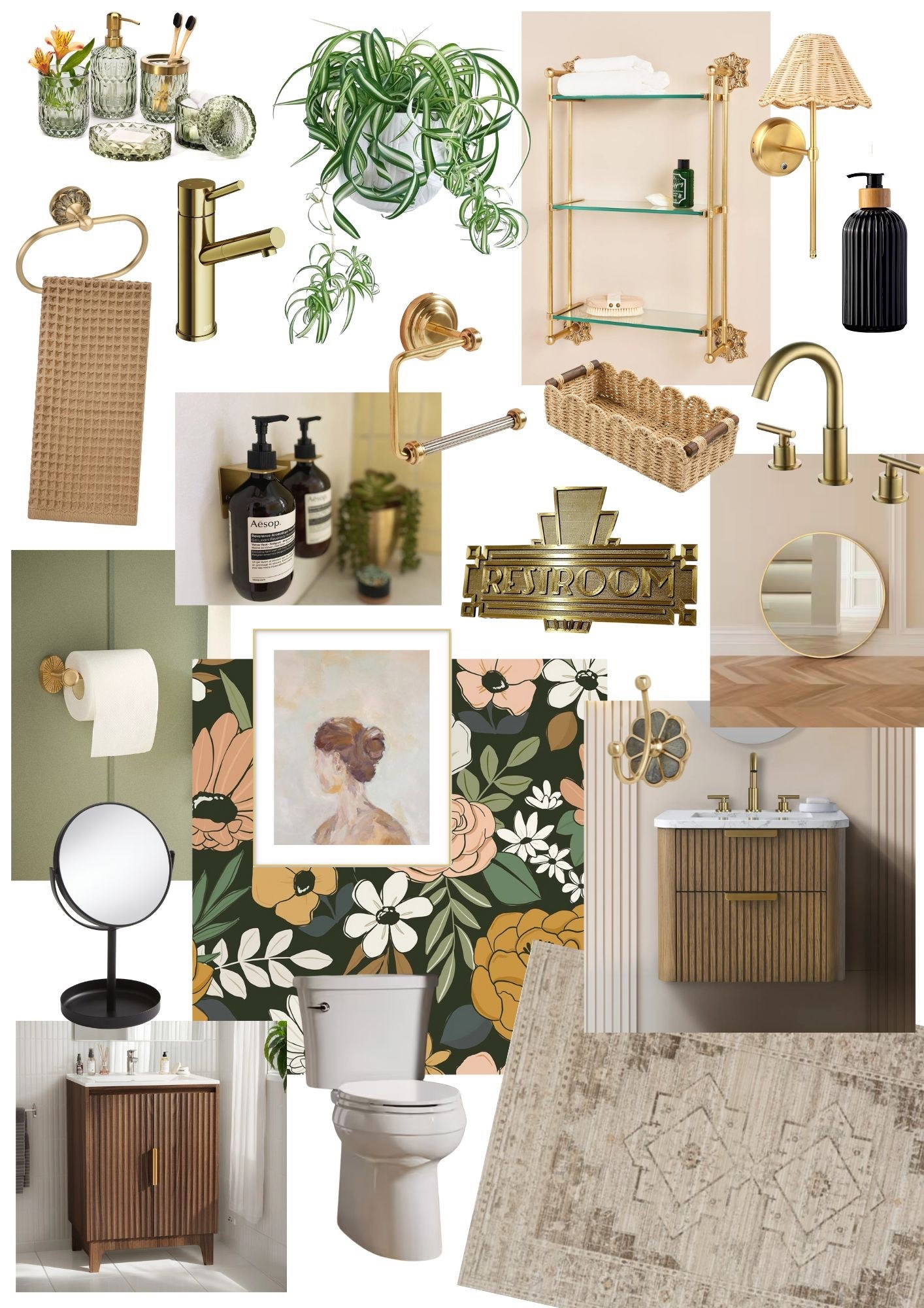 Weekly Mood Board: A Poppy Powder Room ⭐️

#LTKHome