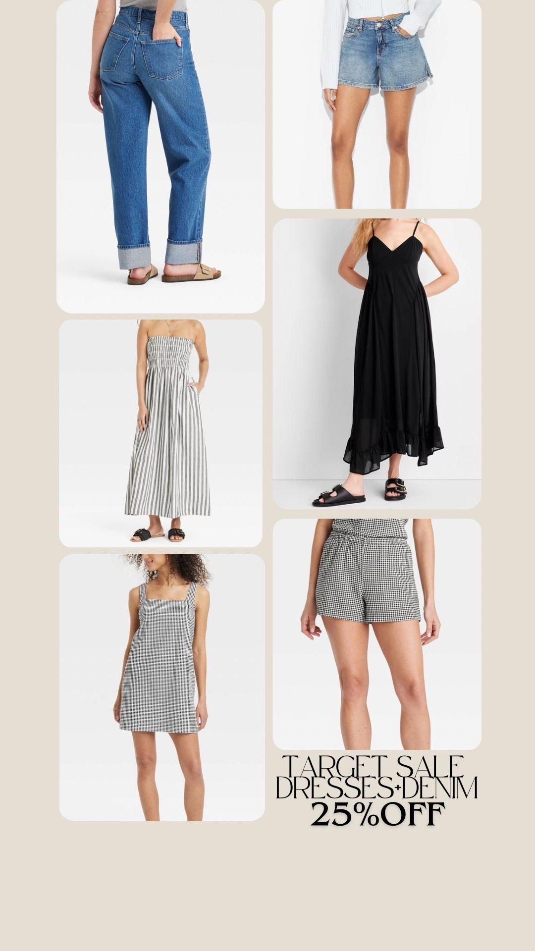 25%off women’s dresses and jean shorts! 

#LTKFindsUnder50 #LTKSpringSale #LTKStyleTip