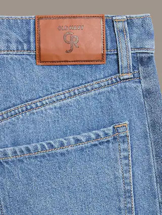 Old Navy x Christopher John Rogers Mid-Rise Side Stripe Baggy Wide-Leg Jeans | Old Navy (US)