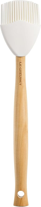 Le Creuset Silicone Craft Series Basting Brush, 10 1/2" x 2 1/8", White | Amazon (US)