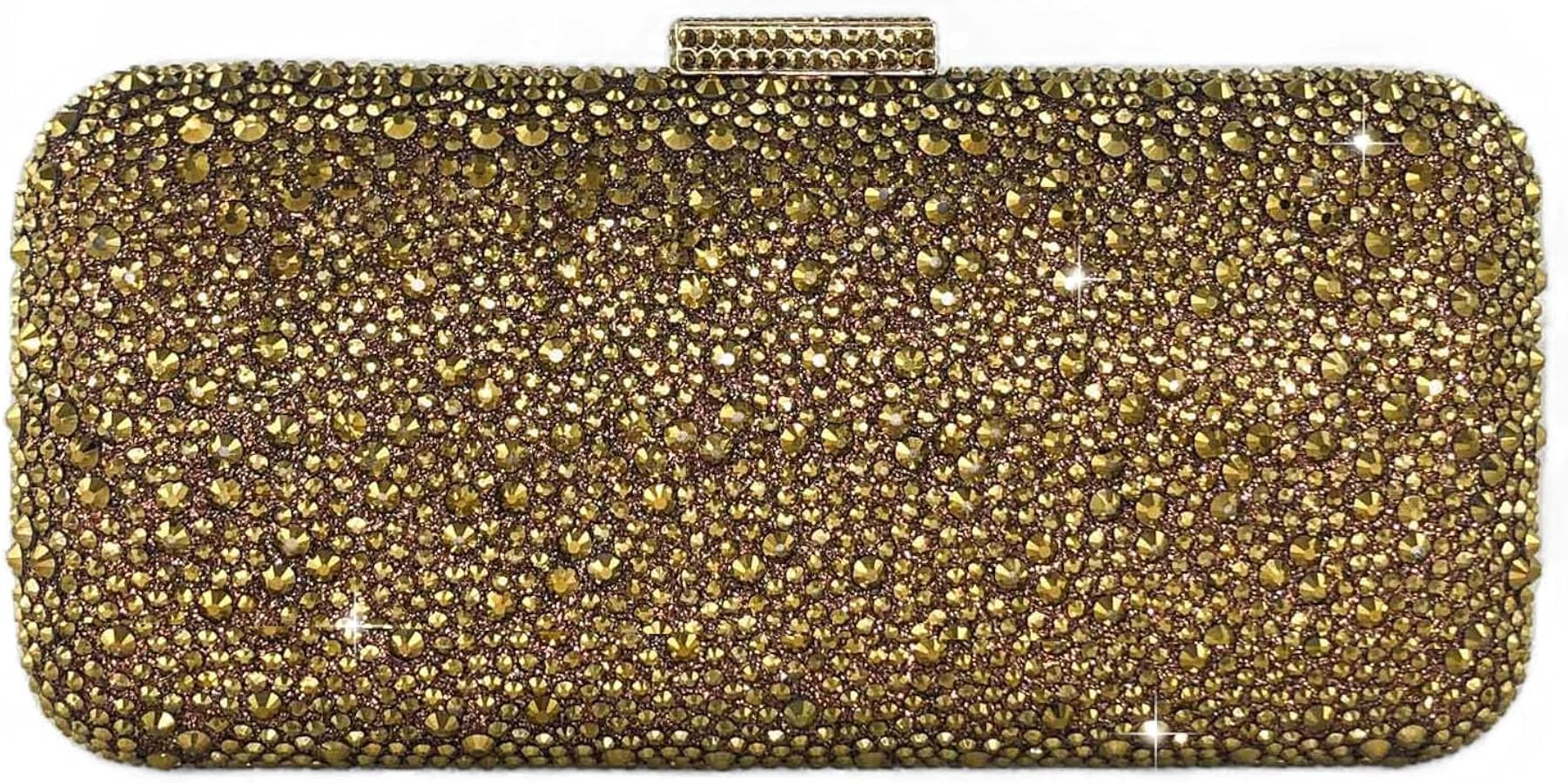 Boutique De FGG Mini Bling Crystal Clutch Purse for Women,Formal Evening Handbags,Wedding Party B... | Amazon (US)