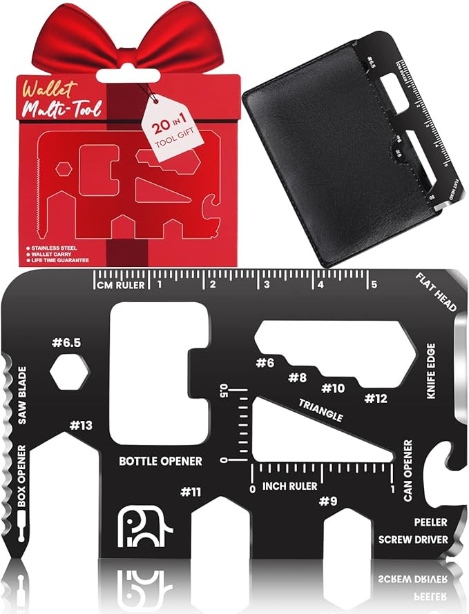 Stocking Stuffers for Adults Men,Gifts for Men,20-in-1 Credit Card Multitools,Christmas Gifts for... | Amazon (US)