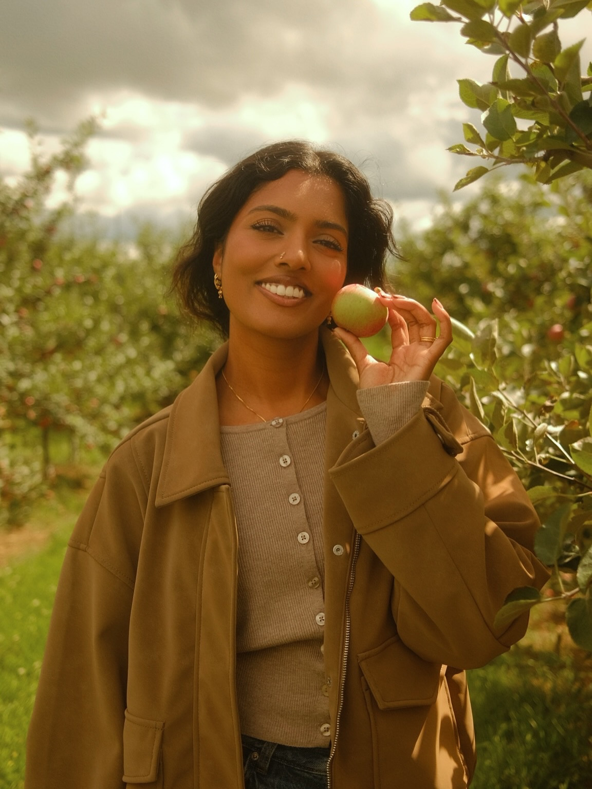 apple picking season🍎🍏☕️🍂
