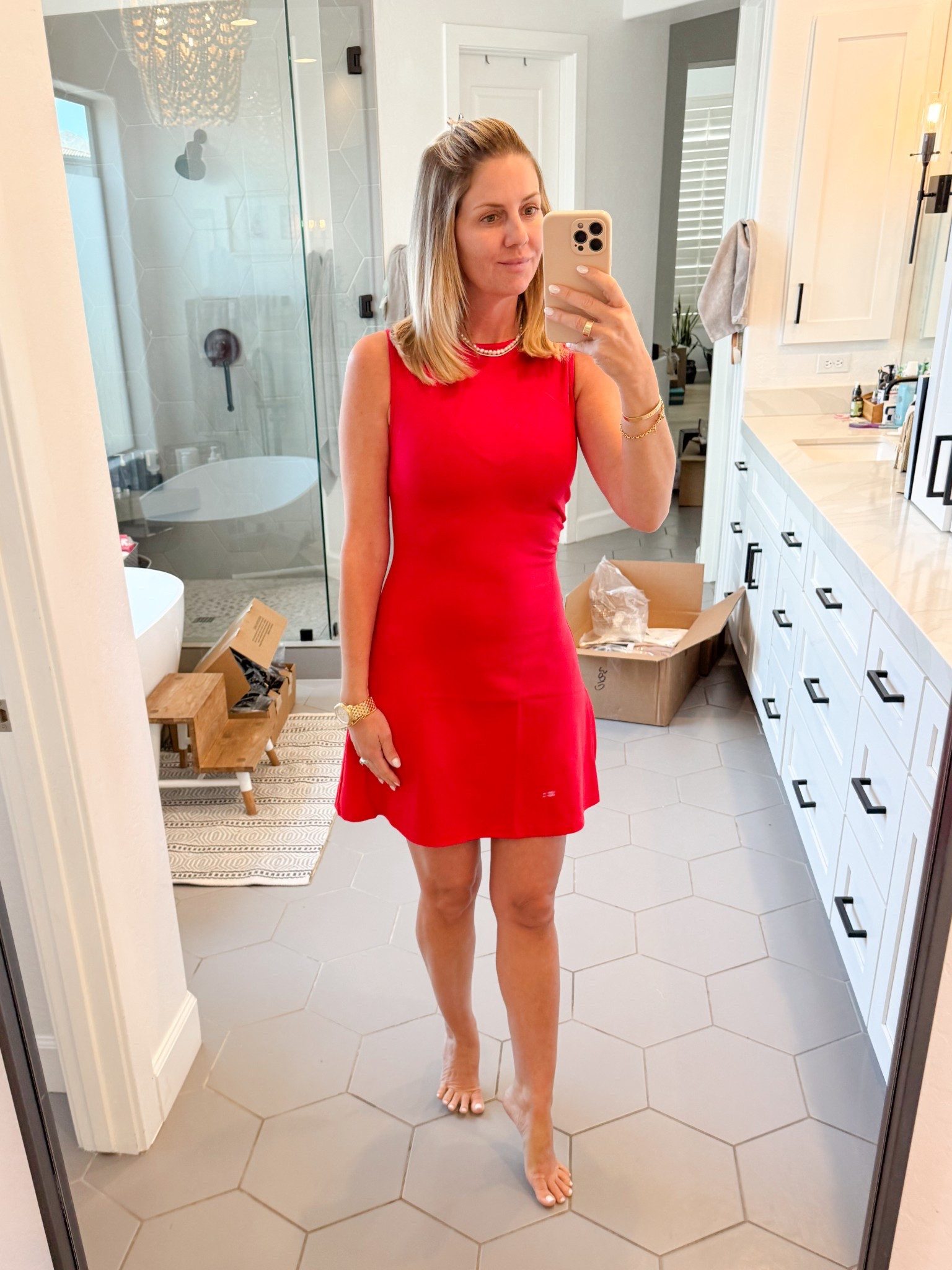 Little red dress. Perfect for Memorial Day of the July 4th!!! I’m wearing a medium  

#LTKStyleTip #LTKParties #LTKSeasonal
