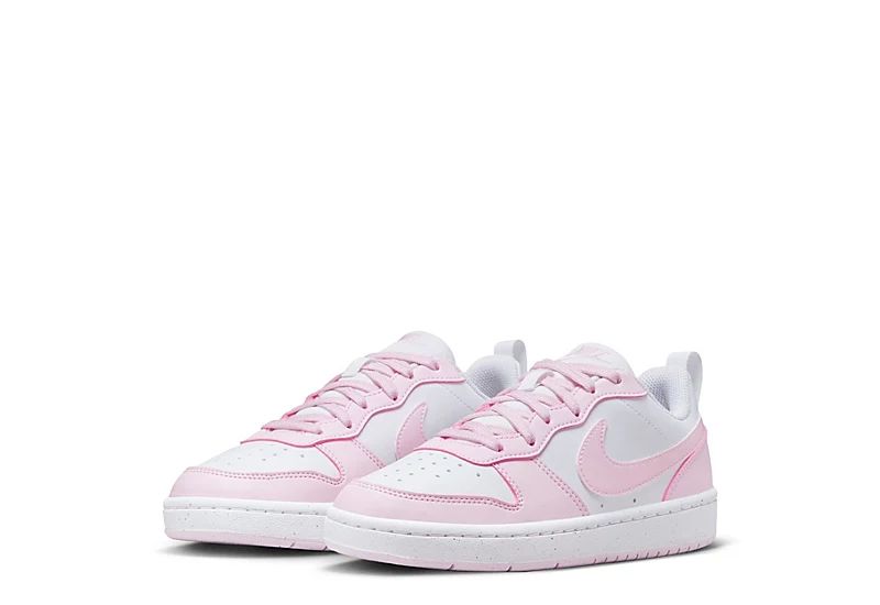 Nike Girls Big Kid Court Borough Low Recraft Sneaker - White | Rack Room Shoes