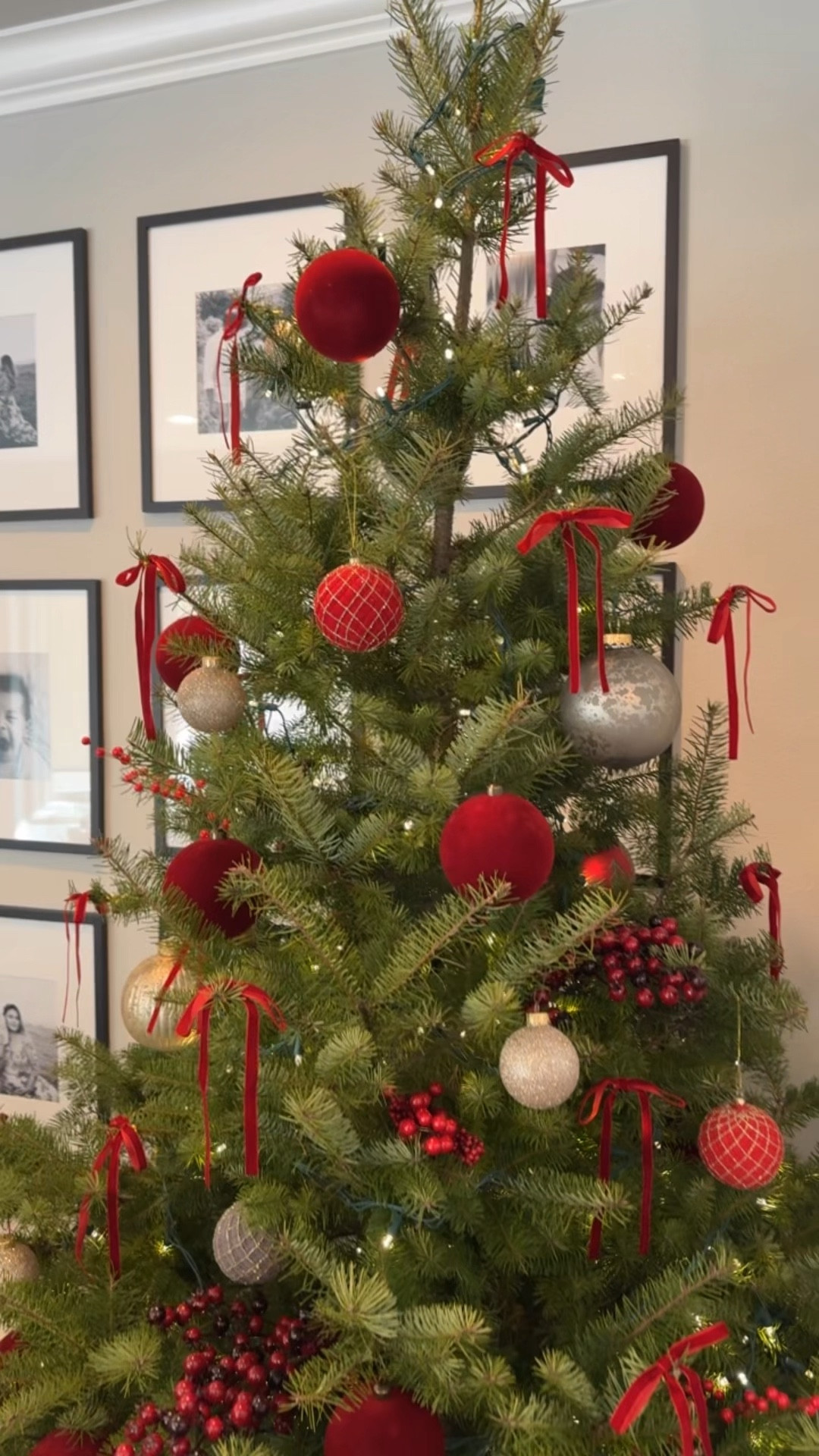 Christmas tree 2024

Burgundy ornaments, flocked ornaments, ribbon tree, bow tree 

#LTKHome #LTKSeasonal #LTKHoliday