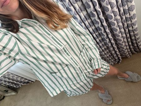 Weekend plans, matching pjs, girls weekend, stripe set, vacation outfit, mom bod #lakepartner 

#LTKfamily #LTKbaby #LTKover40