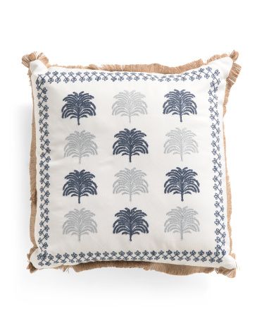20x20 Outdoor Palms Pillow | TJ Maxx