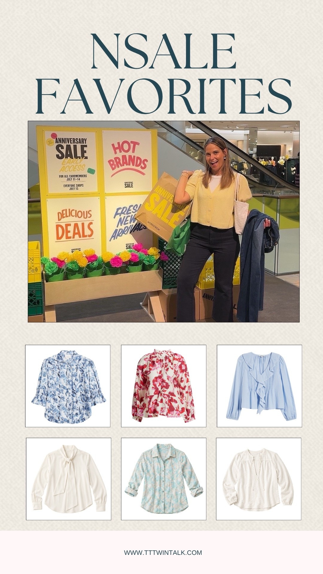 The Nordstrom Anniversary Sale has so many good finds this year. I rounded up a few tops that stood out to me and are easy to wear with jeans, skirts, or trousers. These are definitely worth checking out while they're still on sale.

#LTKSeasonal #LTKOver40 #LTKSaleAlert