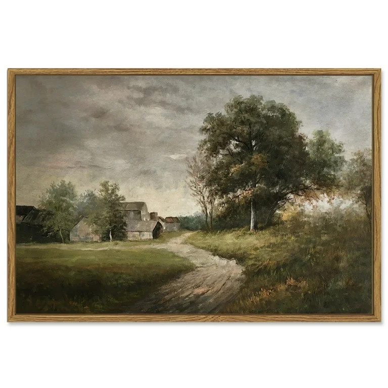 Drsoum 16x24in Vintage Vintage Landscape Wall Art Classical Painting Countryside Room Decor Natur... | Walmart (US)