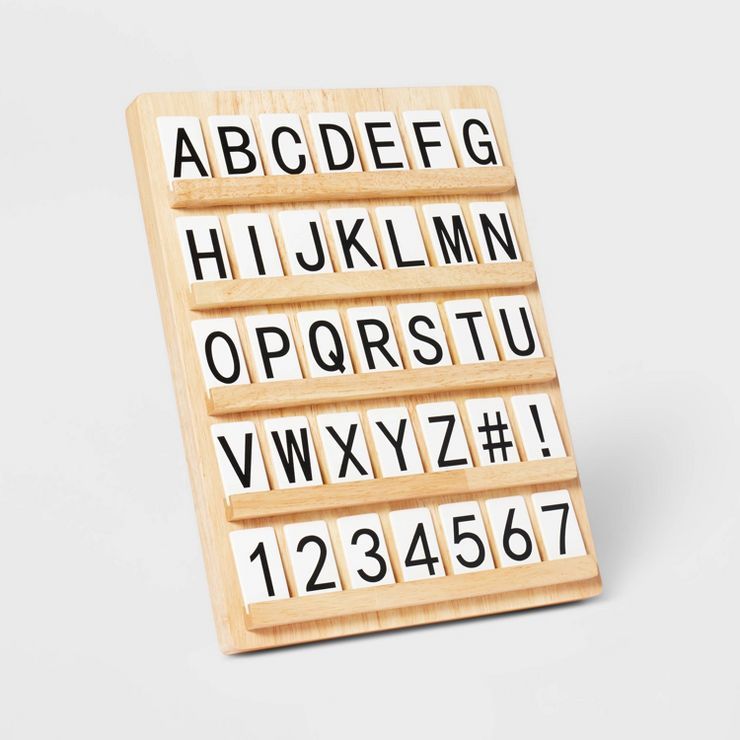 92pc Wood Letter Board - Threshold™ | Target