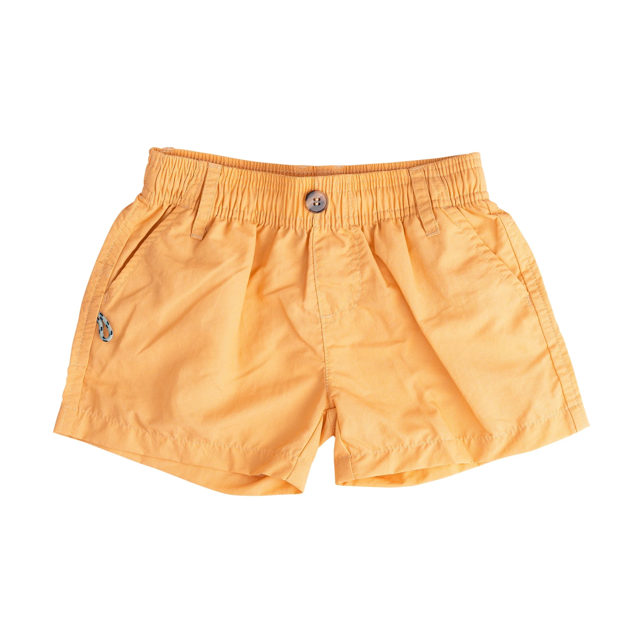 Boys' Outrigger Performance Shorts in Orange Chiffon | PRODOH
