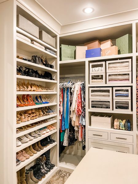 Elevating organization one closet at a time. Our product-sourcing expertise transformed this space, eliminating wasted gaps with sleek stacking organizers. Accessibility meets aesthetics. ✨

#LTKhome